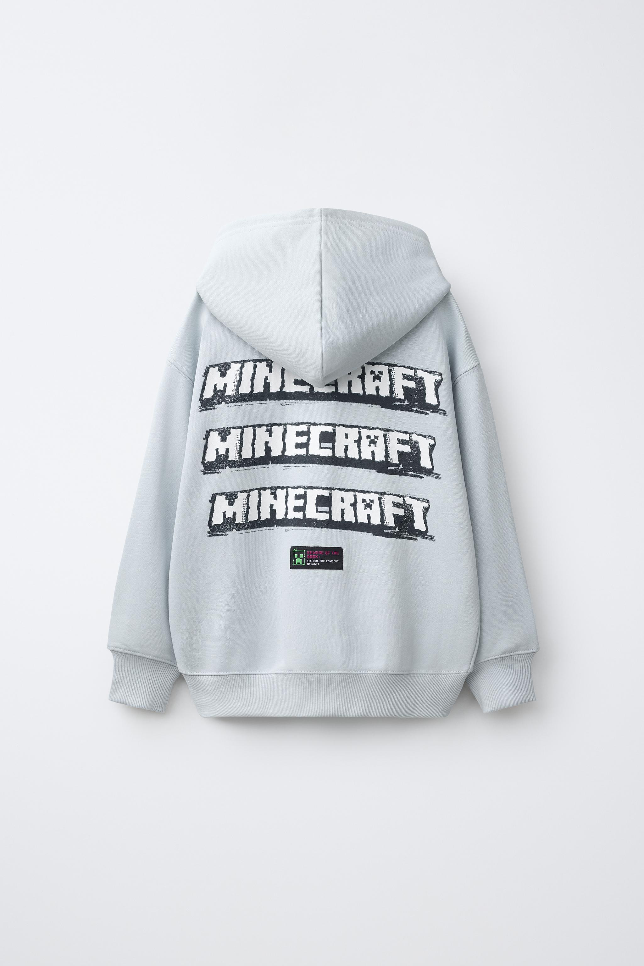 SWEAT À CAPUCHE MINECRAFT © MOJANG AB.